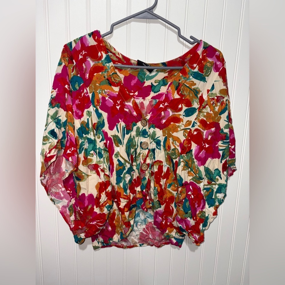 Vici Boho Floral Top| Size Medium